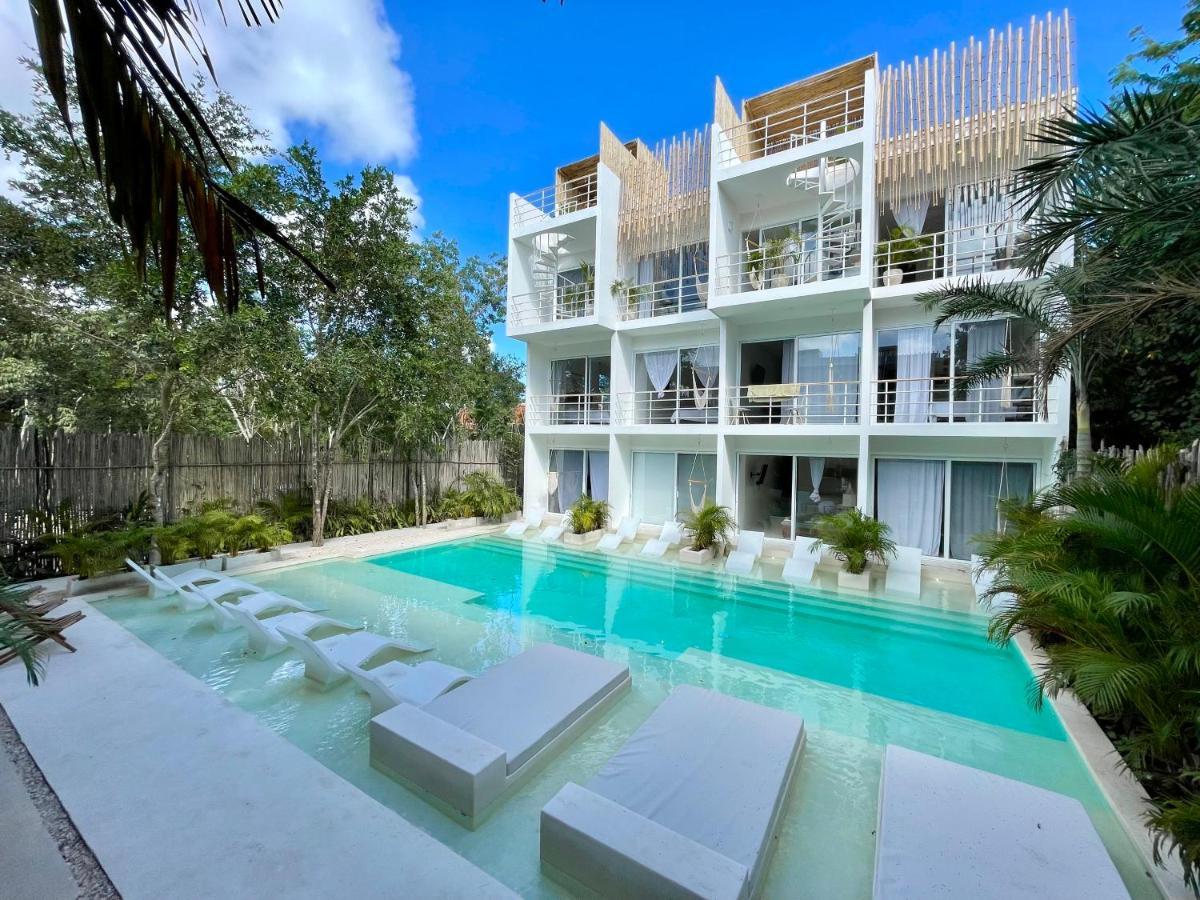 Beautiful Swim-Up Studio With Private Terrace, Pool And Jungle Gym Tulum Exterior foto
